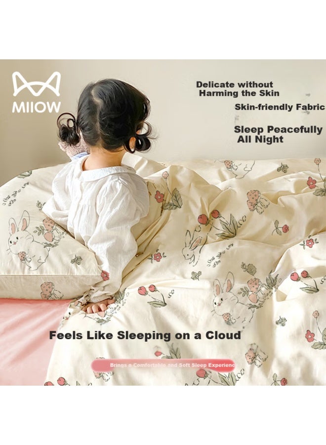 MIIOW Disposable Four-piece Pillowcase Duvet Cover Bed Sheet Hotel Bedding Thickened Dirt-resistant Wash-free Travel Business Trip - Image 4