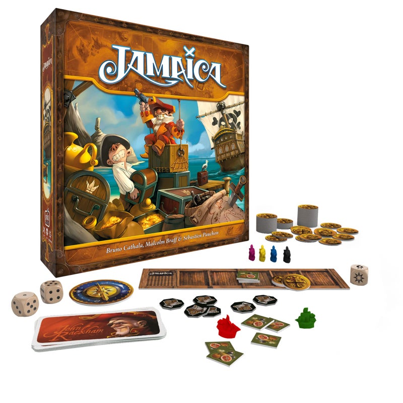Asmodee Jamaica Board Game (New Edition) - Family-Friendly Pirate Racing Game, Strategy Game for Kids & Adults, Ages 8+, 2-6 Players, 30-60 Minute Playtime, Made by Space Cowboys - Image 3