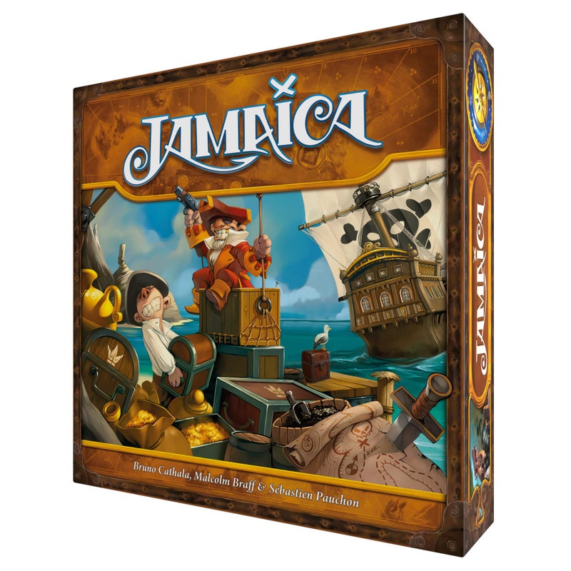 Asmodee Jamaica Board Game (New Edition) - Family-Friendly Pirate Racing Game, Strategy Game for Kids & Adults, Ages 8+, 2-6 Players, 30-60 Minute Playtime, Made by Space Cowboys - Image 1