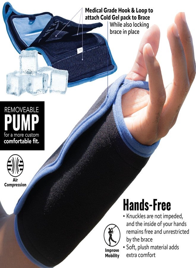 Braceapedia Polar Bear Cryo Wrist Brace – Medical-Grade Cold & Compression Therapy for Men & Women, Wrist Brace for Carpal Tunnel, Post Surgery Recovery, Adjustable Universal Left, Black - Image 5