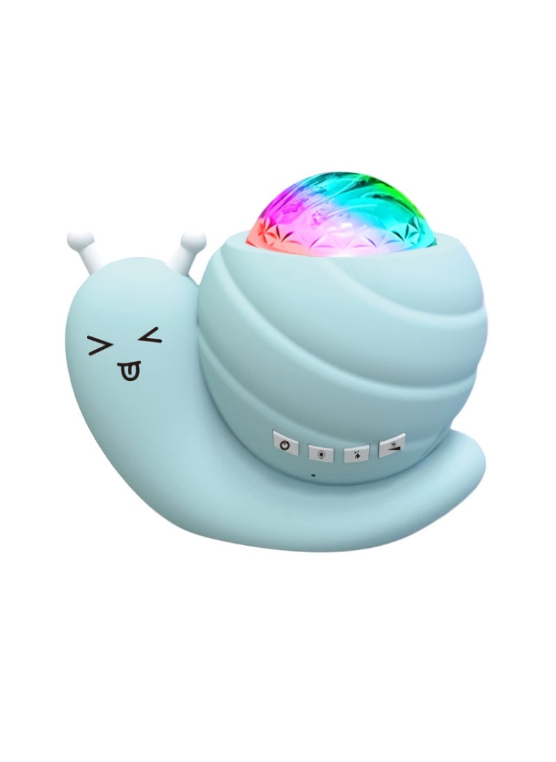 Generic Star Projector Night Light, Lightweight And Portable Galaxy Projector Light, Durable Starry Sky Projector Lamp, Snail Kid Night Light For Kids Adults, (1pc, Blue, Ordinary Version)  - Image 1