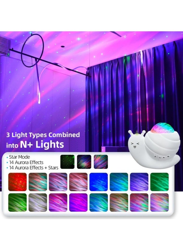 Generic Star Projector Night Light, Lightweight And Portable Galaxy Projector Light, Durable Starry Sky Projector Lamp, Snail Kid Night Light For Kids Adults, (1pc, Blue, Ordinary Version)  - Image 4