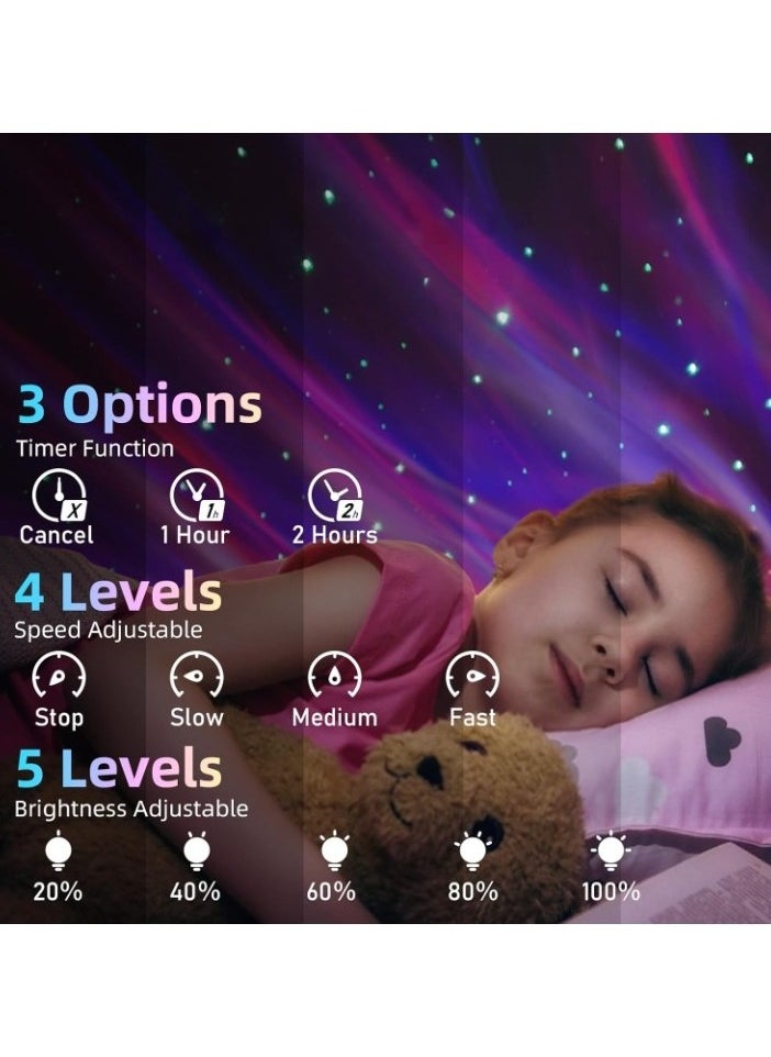 Generic Star Projector Night Light, Lightweight And Portable Galaxy Projector Light, Durable Starry Sky Projector Lamp, Snail Kid Night Light For Kids Adults, (1pc, Blue, Ordinary Version)  - Image 3