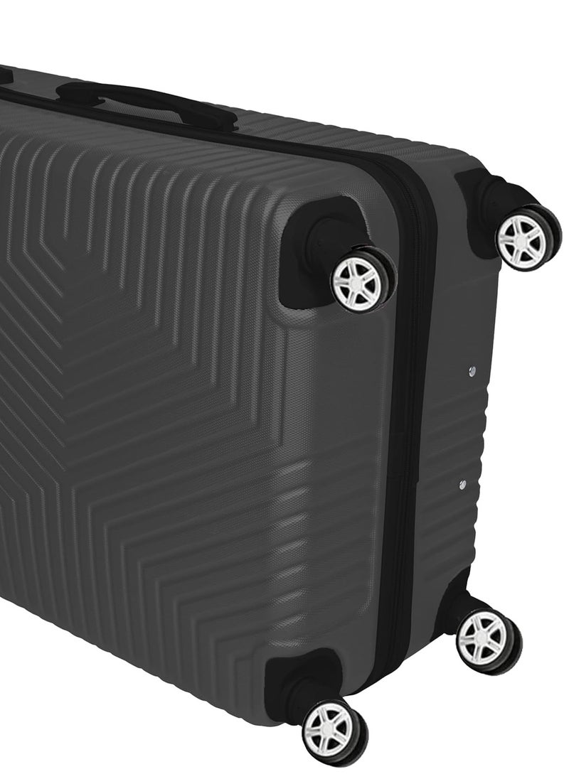 TrekKit Lightweight Checked Suitcase Luggage Trolley - Hardshell Suitcase for 30kg Spinner Luggage for Travel | ABS Material with 4 Spinner Wheels (Grey, 28 Inches (71 cm)) - pzsku/ZC3B992FC90593885FCA9Z/45/_/1737640367/f3733929-9143-4695-bfdb-6f2b4bd09729