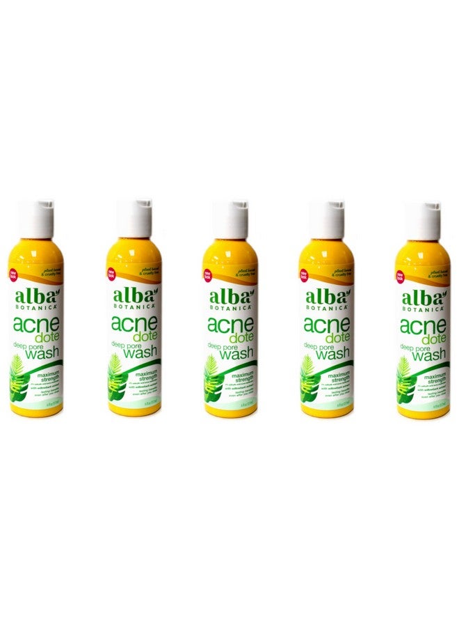 Alba Botanica Acnedote Deep Pore Wash 6 Oz (5 Pack) - Image 1