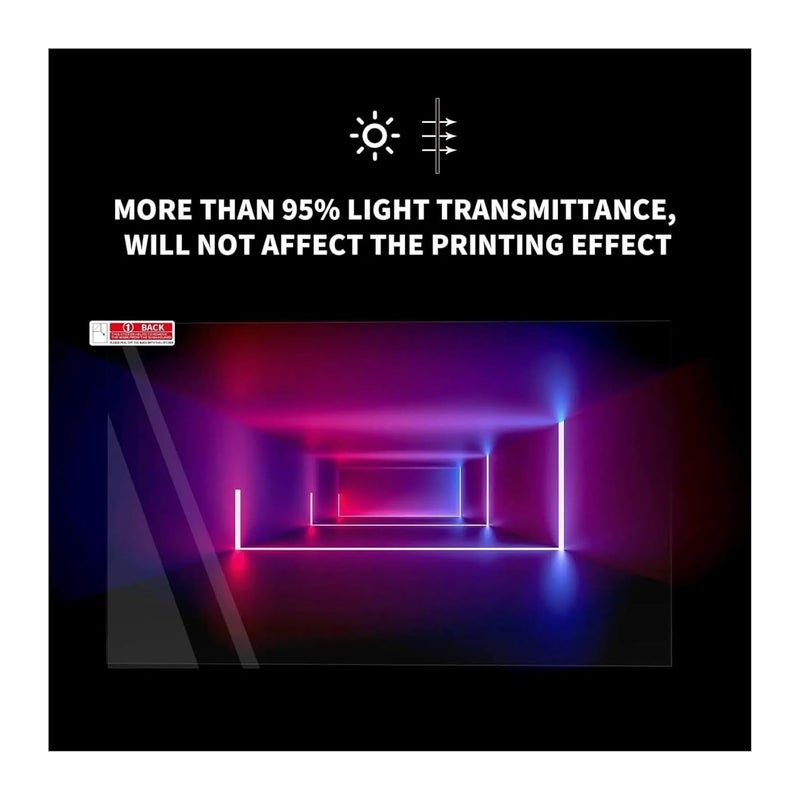 5 قطع فيلم واقي لشاشة LCD لطابعة Saturn 4 ثلاثية الأبعاد، ملحقات مقاومة للخدش مع شريط تثبيت - Image 5