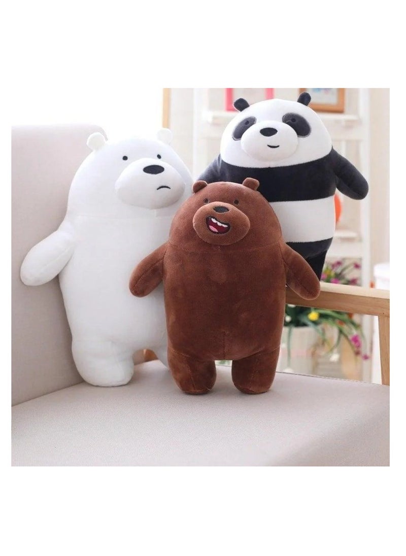Magnolia - “A stylish trio of bears: perfect playmates!” Size 30 cm, 3 pieces - Image 1