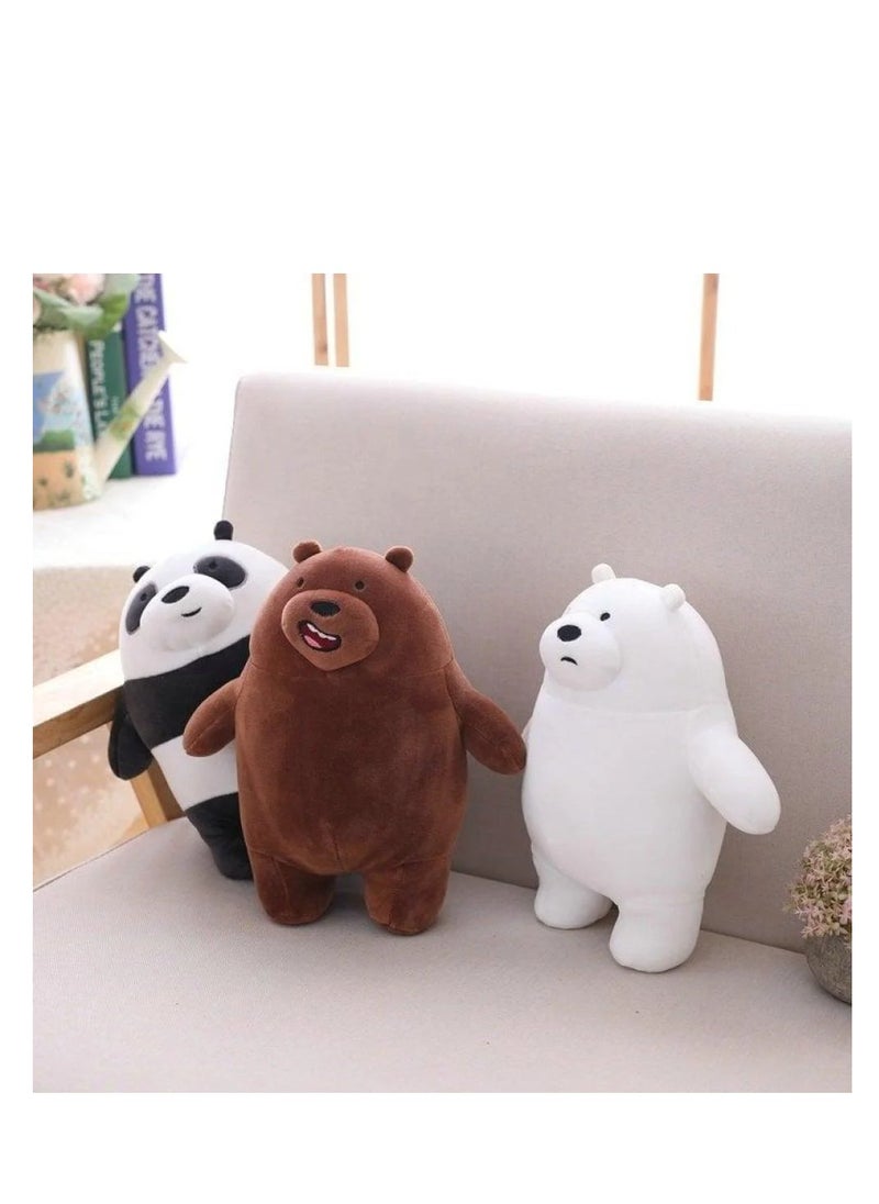 Magnolia - “A stylish trio of bears: perfect playmates!” Size 30 cm, 3 pieces - Image 1