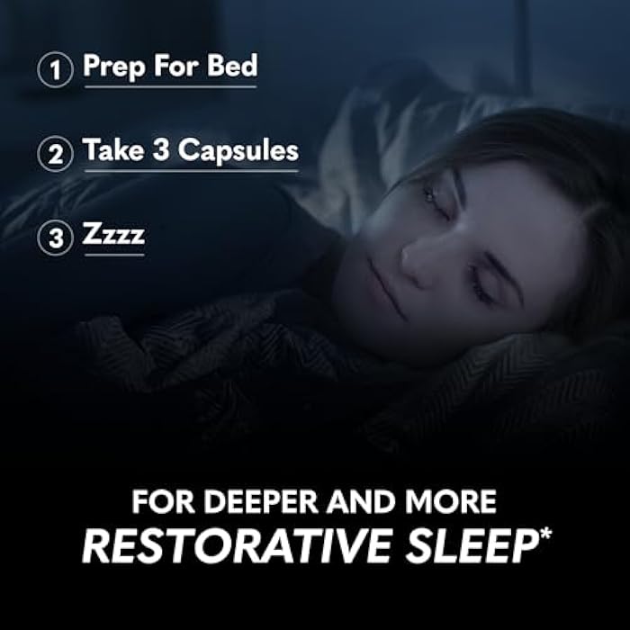 BODi Last Thing Complete Sleep Supplement with L-theanine, Ashwagandha, Magnesium Glycinate, Melatonin - Calming Night Time Stress Defense for Deep Restorative Sleep - 30 Day Supply (90 Capsules) - Image 4