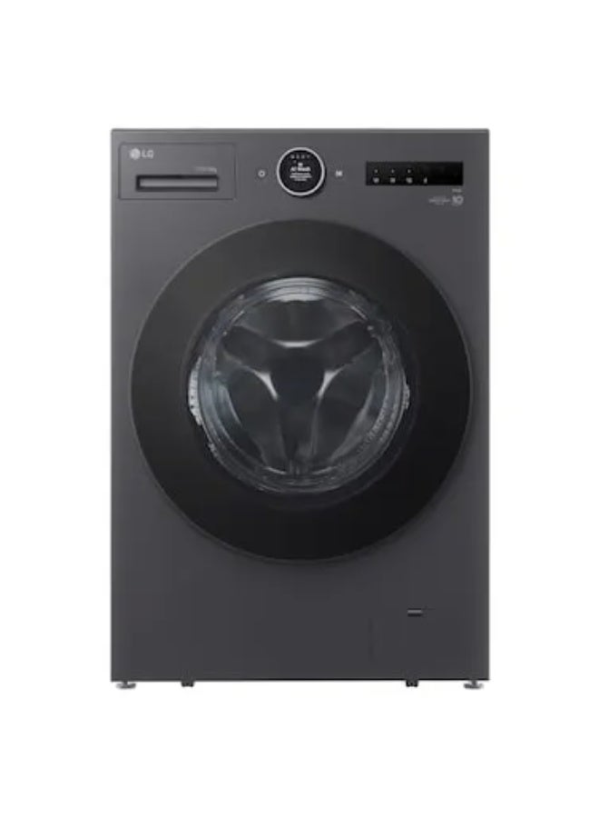 LG Front Load Washer and Dryer, 17.5/10 kg, AI Direct Drive, 1000 rpm, Stainless Steel, Essence Graphite F0Z9DFPK4 Black - Image 4