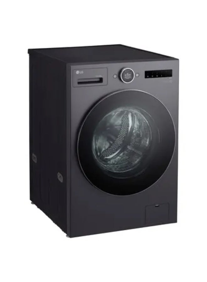 LG Front Load Washer and Dryer, 17.5/10 kg, AI Direct Drive, 1000 rpm, Stainless Steel, Essence Graphite F0Z9DFPK4 Black - Image 1