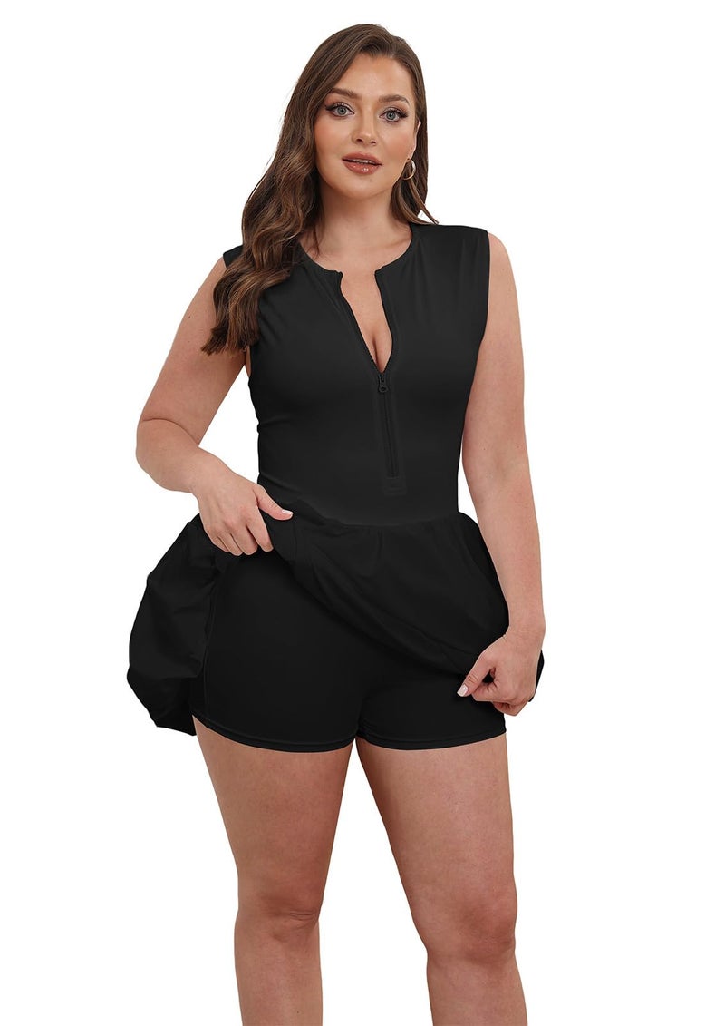 Ekaliy Women's 2026 Sleeveless Bodycon Mini Dress Casual V Neck Slim Fit Cocktail Party Short Dresses Black - Image 3