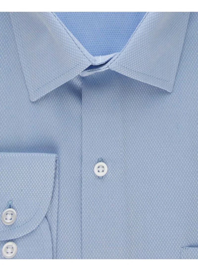 Süvari Loose Cut Armor Patterned Shirt White