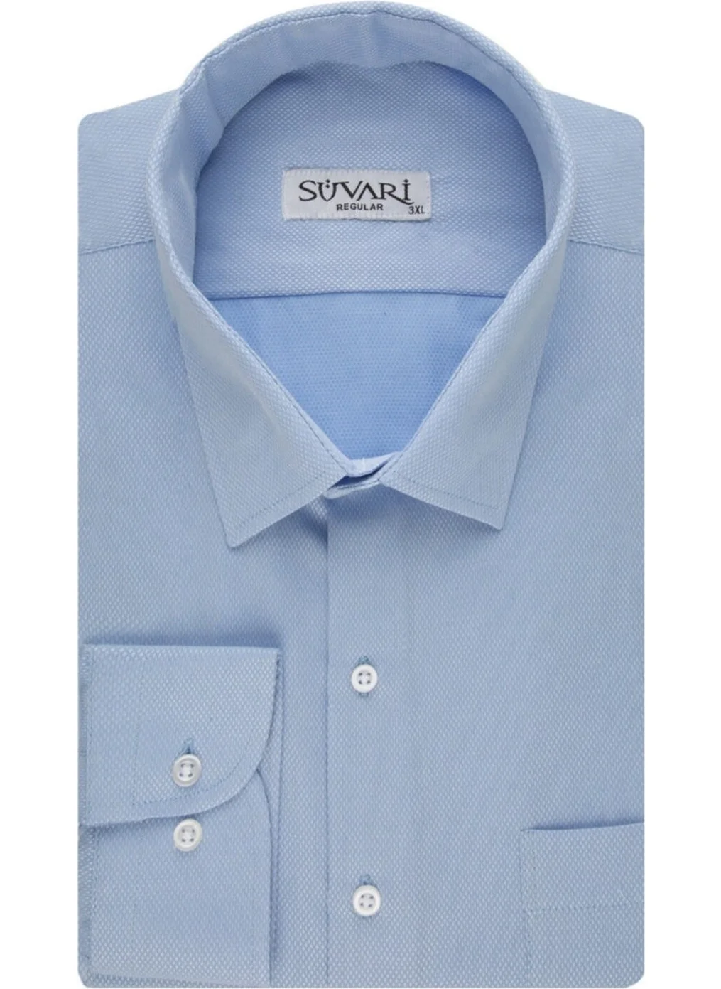Süvari Loose Cut Armor Patterned Shirt White