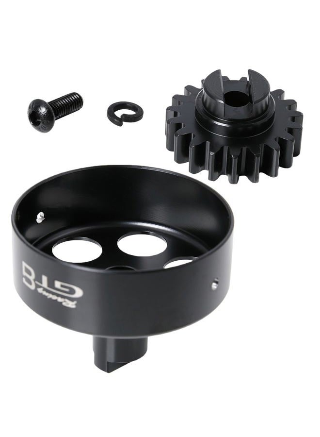 GTBRacing Metal Clutch Bell Cup with 19T Steel Gear Set for 1/5 RC Car LOSI 5IVE T 5T Upgrade Part - Image 2