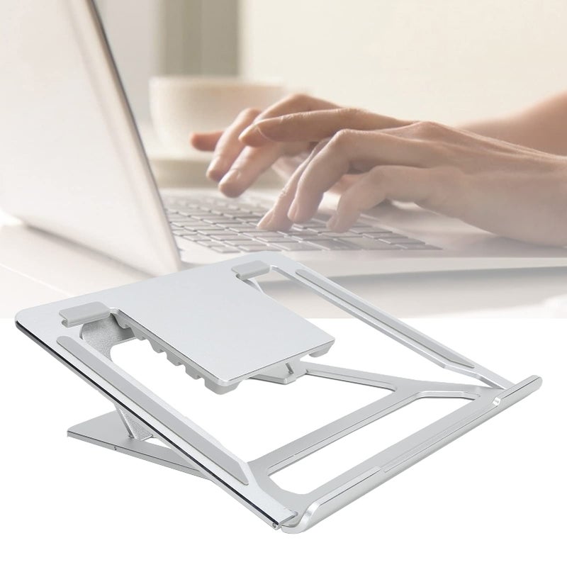 Adjustable Aluminum Laptop Stand Portable Folding Bracket For 11 To 17 Inch Notebooks - Image 3
