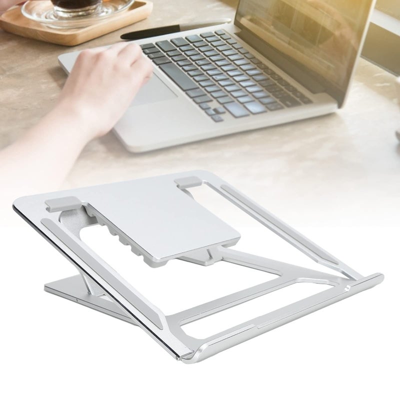 Adjustable Aluminum Laptop Stand Portable Folding Bracket For 11 To 17 Inch Notebooks - Image 4