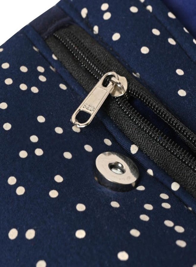 Coco Candy Women's Casual Lightweight Stylish Handbag | Polka dot Blue & White Sling Bag for Women - Perfect for Daily Use - Image 3