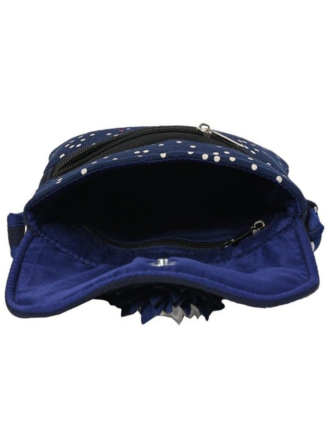 Coco Candy Women's Casual Lightweight Stylish Handbag | Polka dot Blue & White Sling Bag for Women - Perfect for Daily Use - Image 4