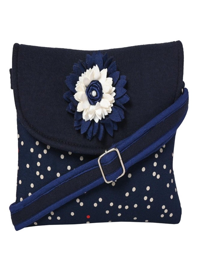 Coco Candy Women's Casual Lightweight Stylish Handbag | Polka dot Blue & White Sling Bag for Women - Perfect for Daily Use - Image 1