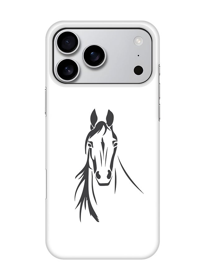 Stylizedd For iPhone 17 Pro Max,Case, [Compatible with MagSafe] Magnetic cover Slim fit Protection Matte, - Arabian Stallion