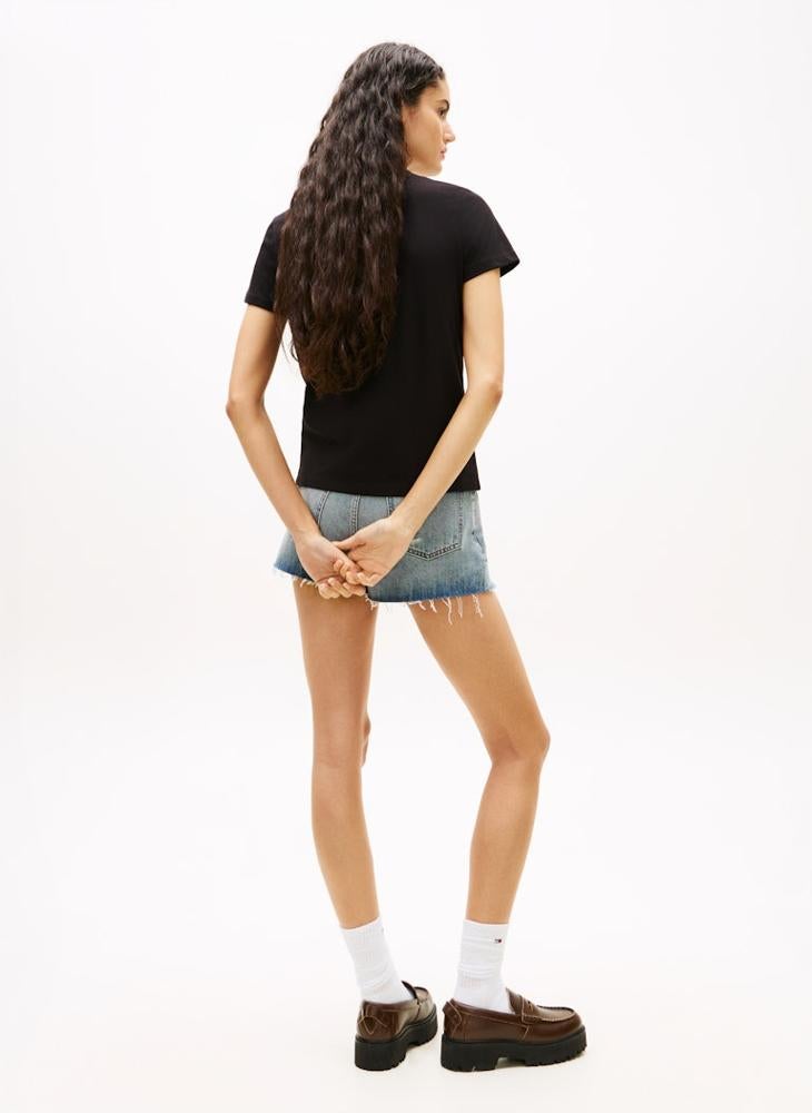 TOMMY JEANS Logo Crew Neck T-Shirt - Image 2