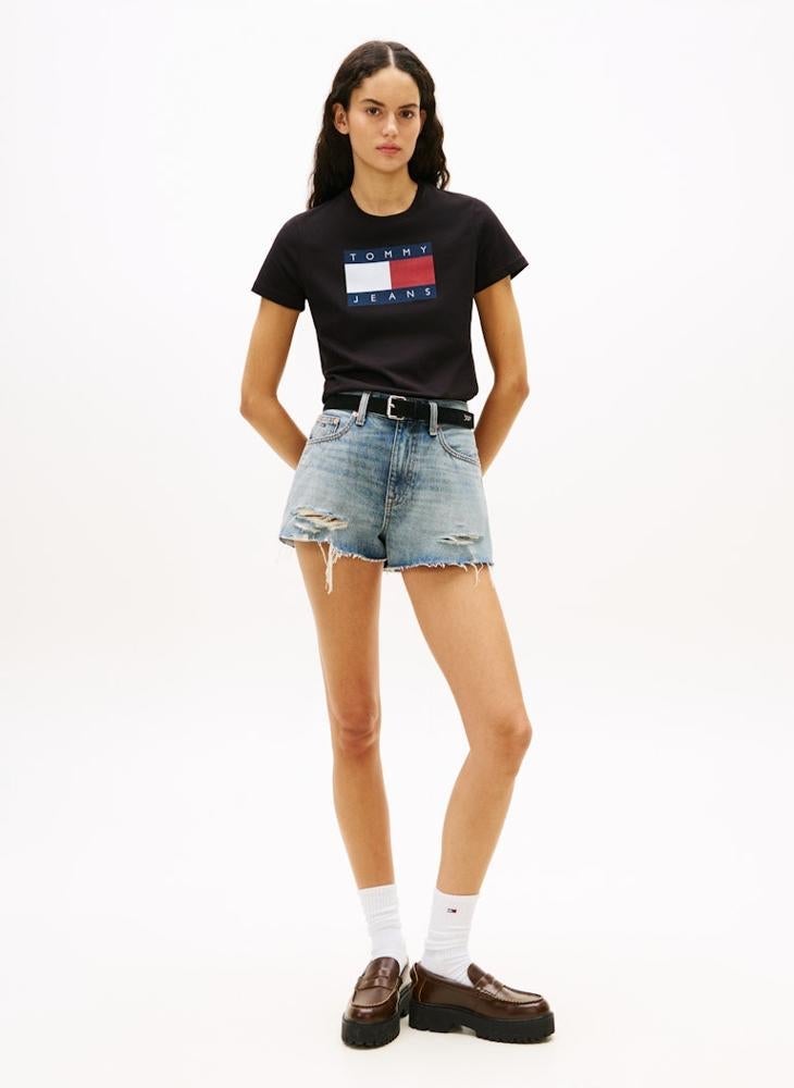 TOMMY JEANS Logo Crew Neck T-Shirt - Image 5
