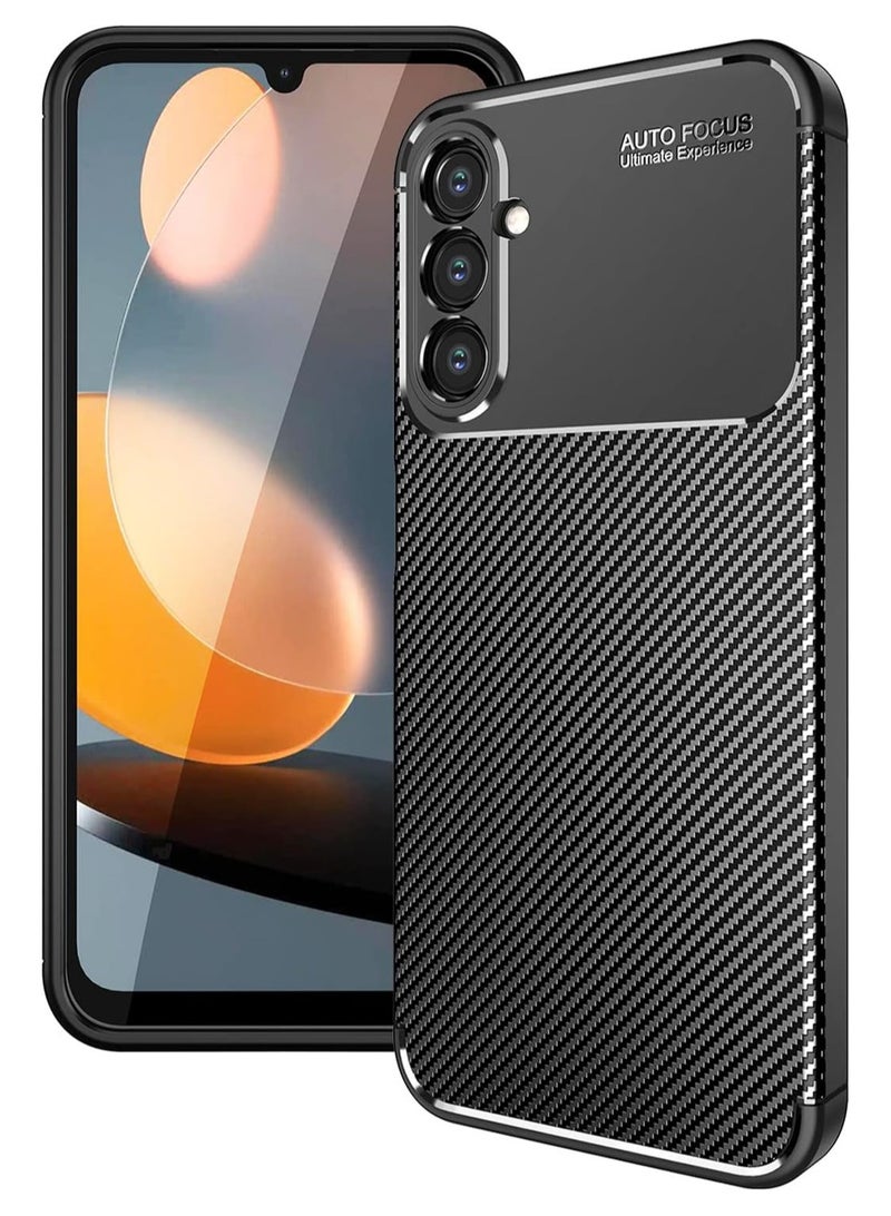 samsung a15 cover Carbon Fiber Shockproof Full Protection case for samsung a15 - Image 1