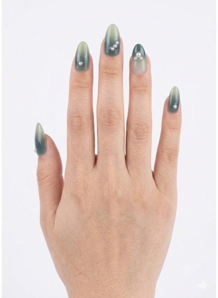 12 pcs False Nails multi color Press-On Nails - Image 1