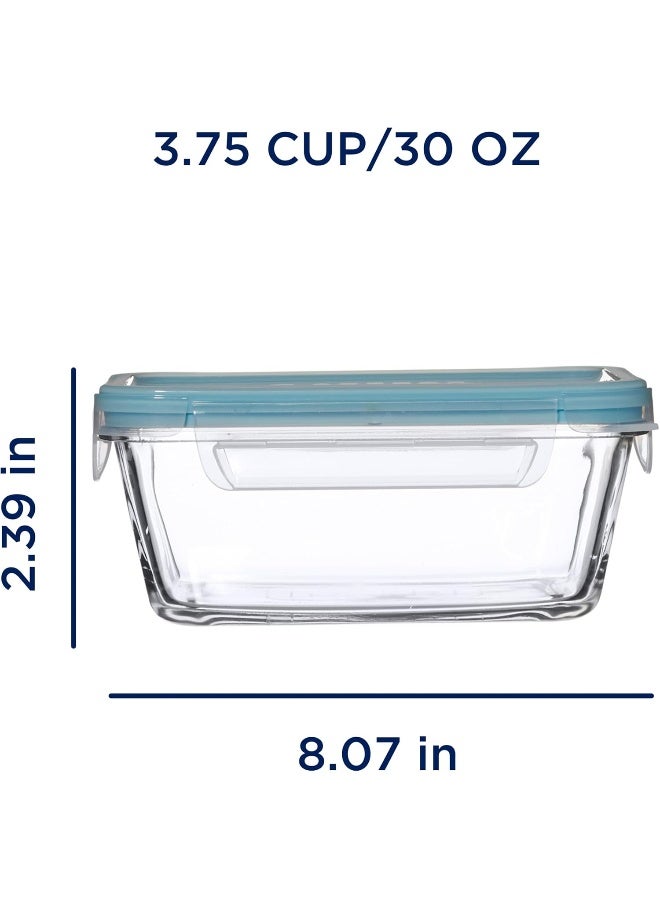 Anchor Hocking, Food Storage Container With TrueLock Locking Lid-(13967) 887ml, Rectangle - Image 4