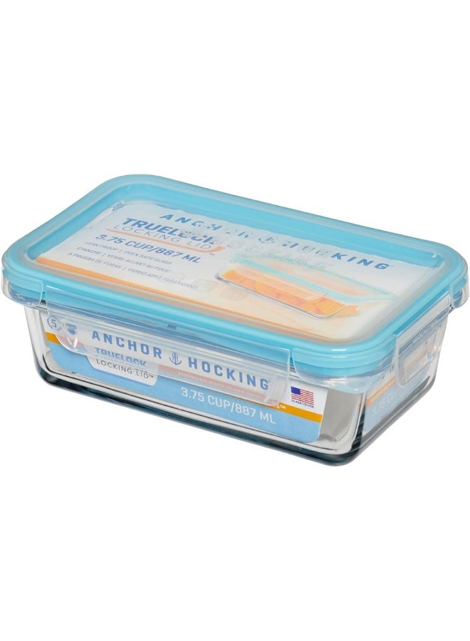 Anchor Hocking, Food Storage Container With TrueLock Locking Lid-(13967) 887ml, Rectangle - Image 1