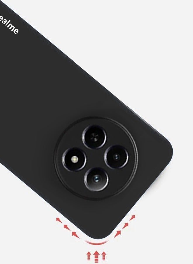 Protective Case Cover For  realme 12x 5G Black,Original Phone Case,Environmentally Friendly and Harmless Upgrade Materials - Image 4