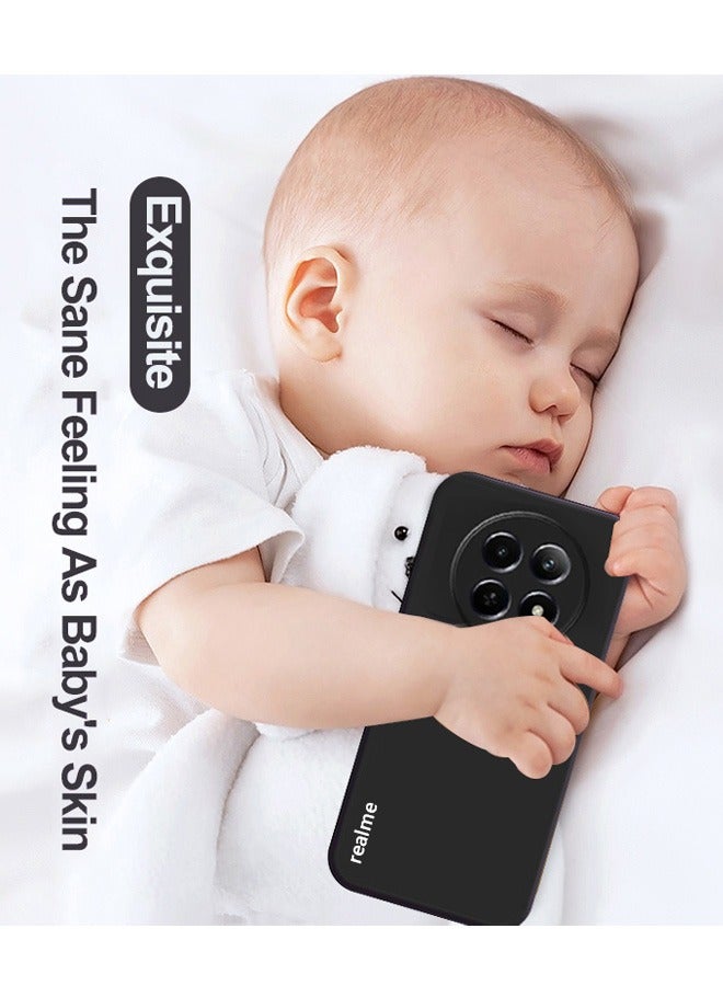 Protective Case Cover For  realme 12x 5G Black,Original Phone Case,Environmentally Friendly and Harmless Upgrade Materials - Image 2