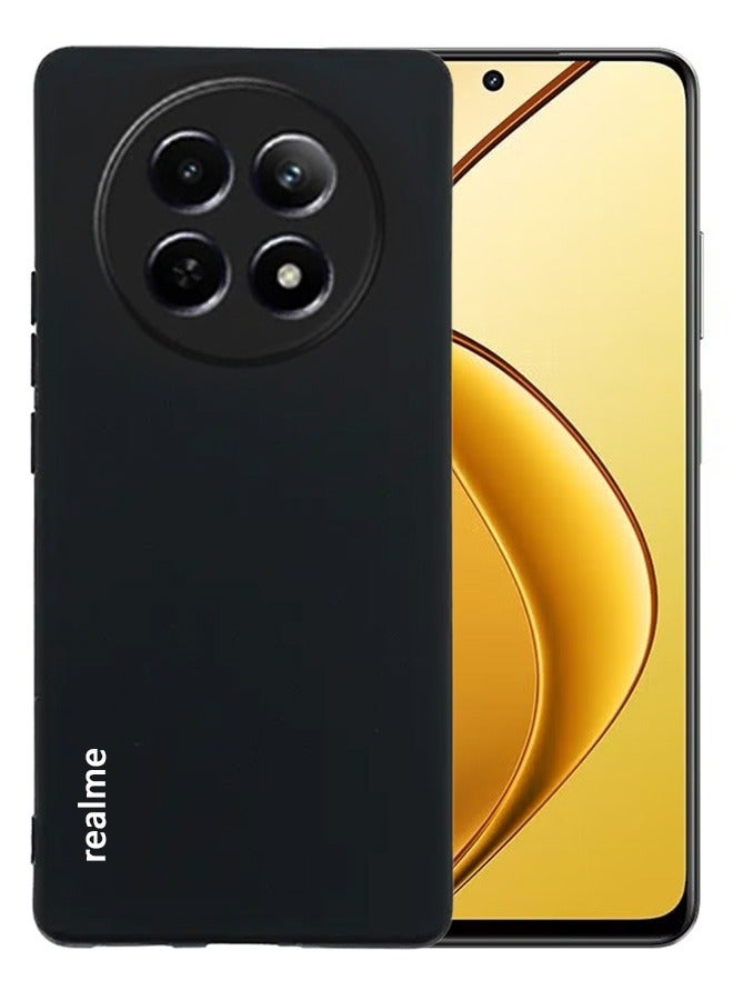 Protective Case Cover For  realme 12x 5G Black,Original Phone Case,Environmentally Friendly and Harmless Upgrade Materials - Image 1