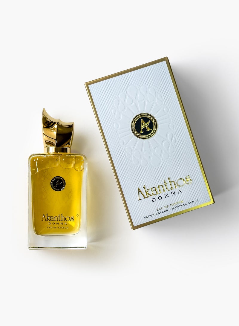 لينيا دي بيلا عطر أكانثوس دونا للرجال، يدوم طويلًا، ١٠٠ مل | عطر رجالي فاخر بنفحات من نجيل الهند والباتشولي والأرز والعنبر | أفضل عطر رجالي - Image 3