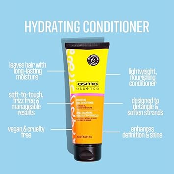 Osmo Essence بلسم أوزمو إيسنس المرطب النباتي للعناية اليومية بالشعر لأنواع الشعر المجعد زيت باتاوا وزبدة المانجو 250 مل - Image 4