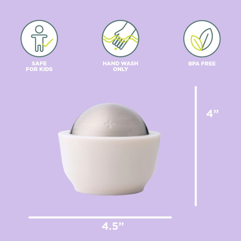 Chef'n 101-738-237 Dash Salt & Sugar Cellar with Flip Top Cover, 3 7/8-inches by 4 1/4-inches, White - Image 2