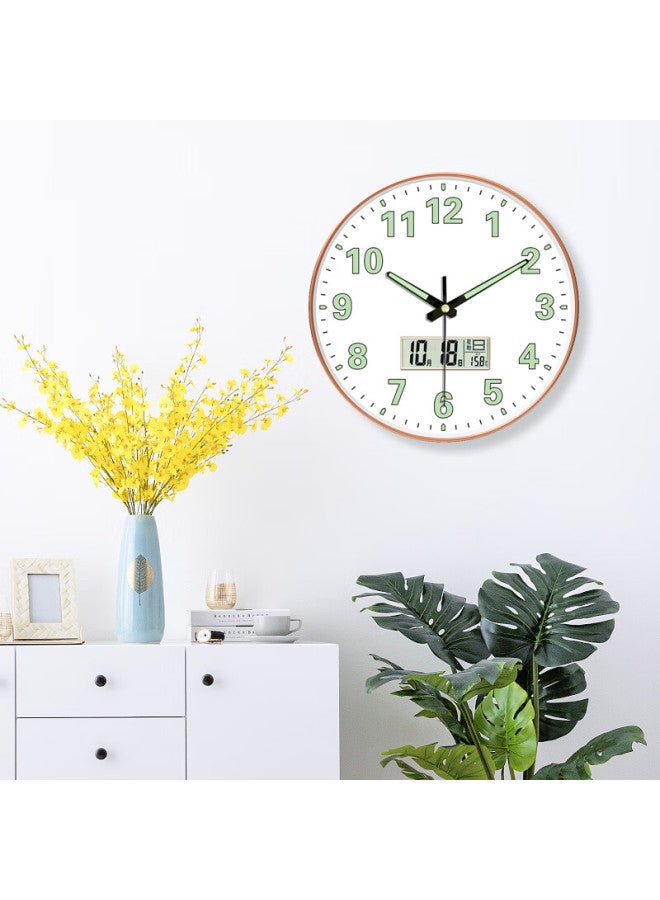 Peng Chuang Pengchuang Luminous Wall Clock, Creative Bedroom Clock, Living Room Quartz Clock, Home Timepiece, Light Luxury Modern Wall Clock, Wall-mounted Clock - Image 4