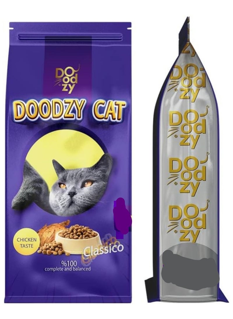 Doodzy Doodzy Classico- Cat Dry Food For All Life Stage 1 kg  - Image 1