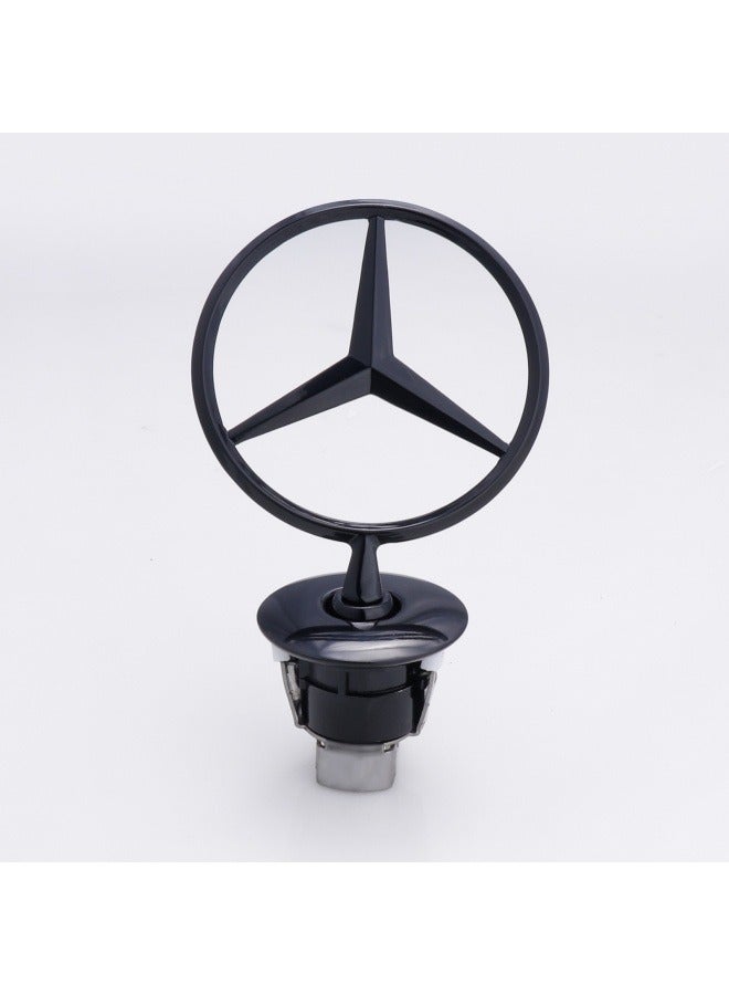 Compatible Mercedes Benz Front Hood Emblem Cover for W210 W221 W212 W204 Maybach Models Standard Vertical Design