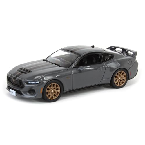 Truck 1/64 2024 Mustang GT in Dark Matter Gray Showroom Floor Series 7 68070-B - Image 1