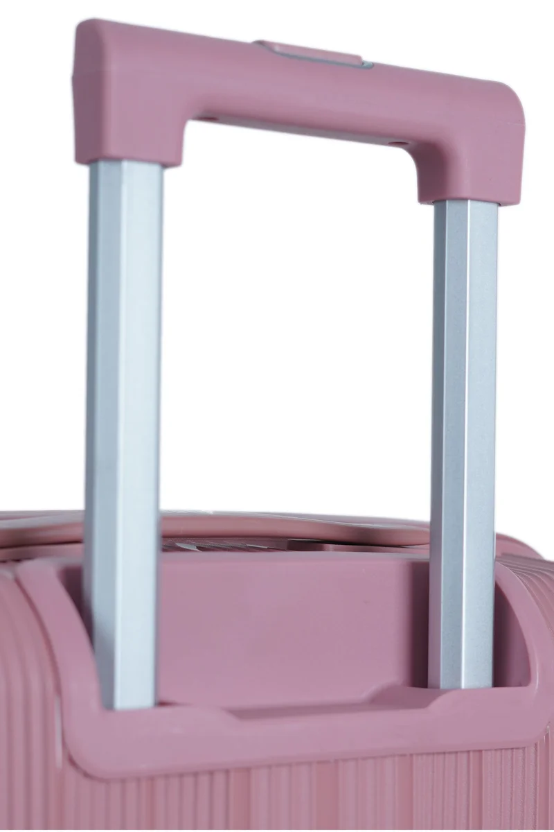 MNUK Viajero Stra Ordinario 28inch Luggage| Polypropylene (PP) Hardside Luggage Trolley|Double 360° 4 Wheeler| Large-28inch|Rose Gold