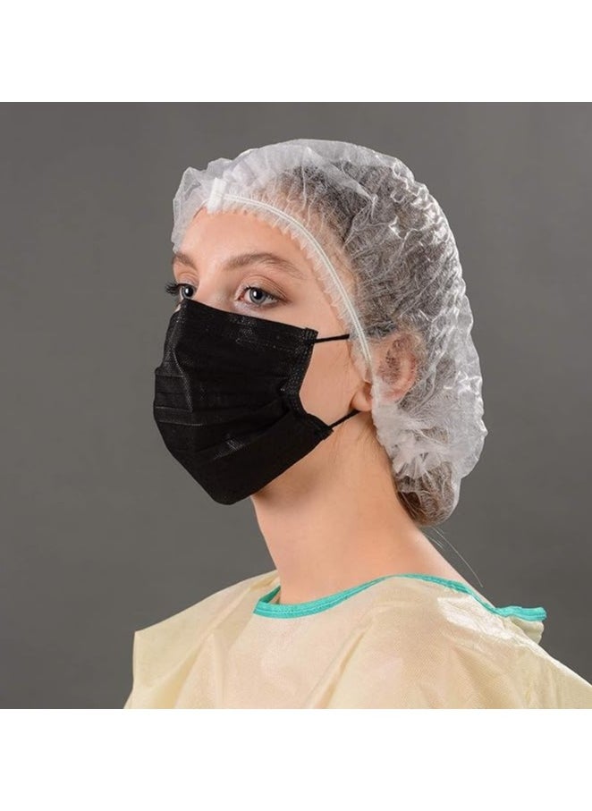 Generic Set of 50 Breathable Sunscreen Windproof Masks with Dust and Moisture Filter Black  - Image 3