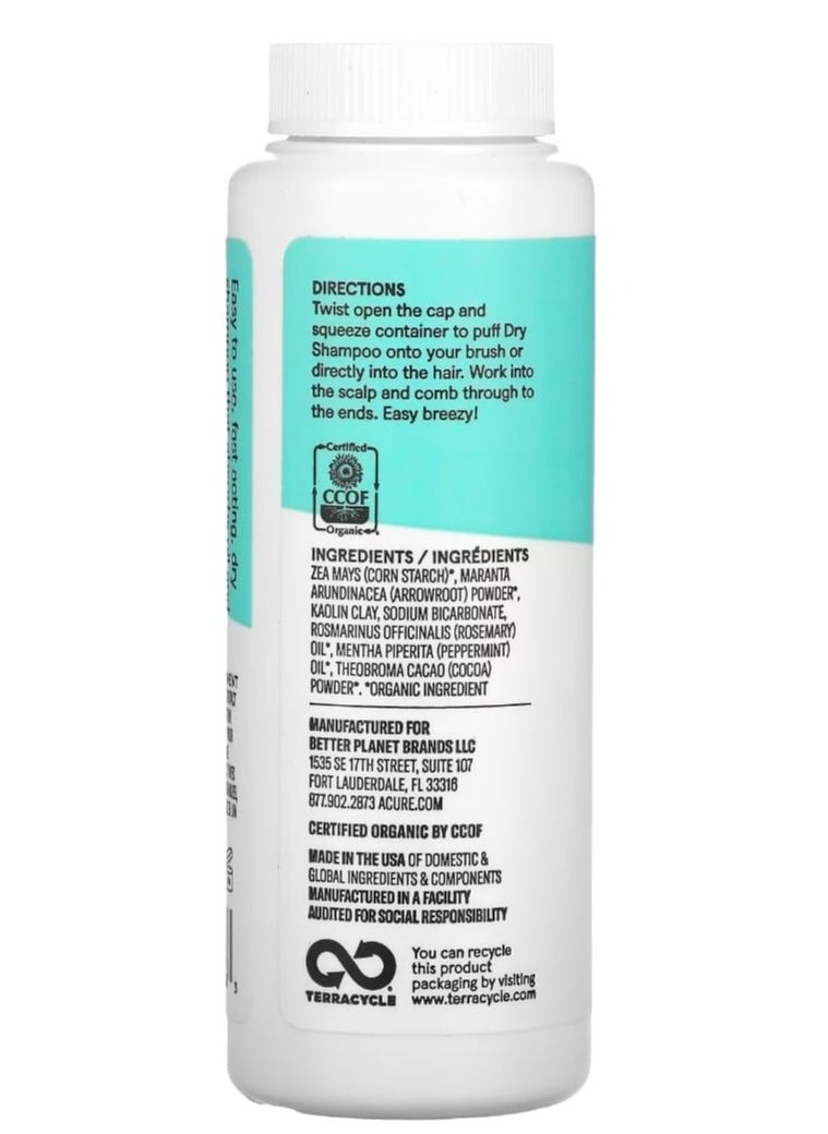 Acure - Dry Shampoo Brunette to Dark Hair Rosemary & Cocoa 1.7 oz (58 g) - Image 1
