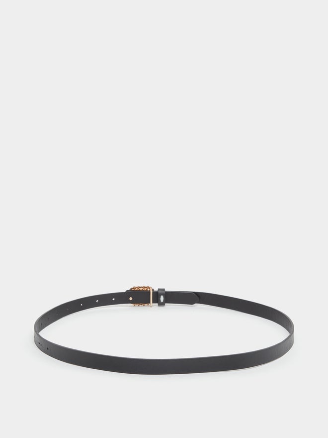 Styli Styli Faux Pearl Embellished Buckle Belt  - Image 4