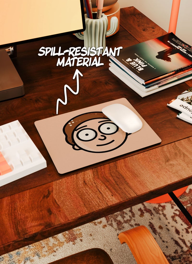 LOUD UNIVERSE Rectangular Desk Mouse Pad Rick And Morty Icon Style Non-Slip Rubber Base Mouse Pad - Image 5