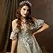Coucoland Star Halo Crown Headband Silver Stars Headpiece Headdress Tiara Celestial Goddess Costume - Image 3