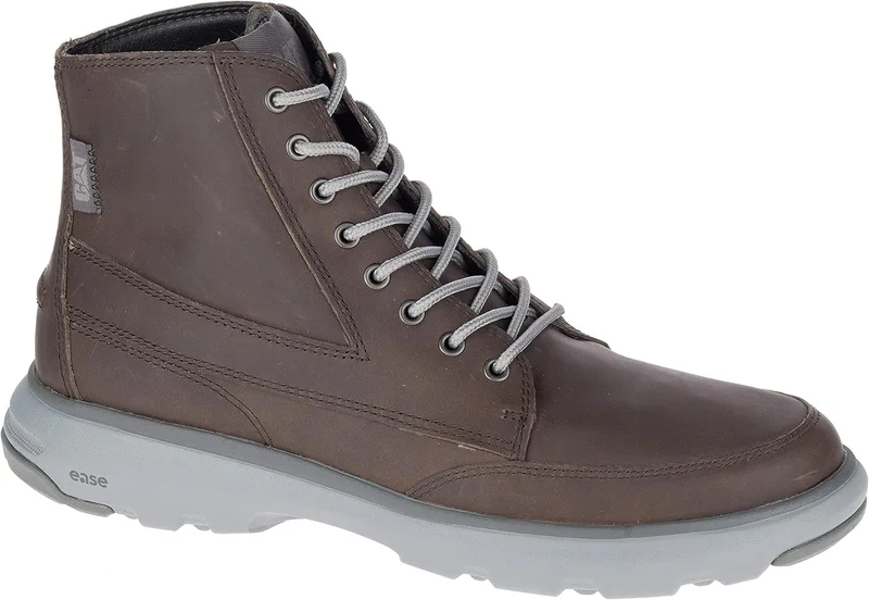 كاتربلر Men's Leather Ankle Boots