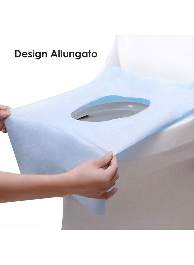 VANZAVANZU Disposable Toilet Seat Covers - 30 Counts Waterproof Individually Wrapped Portable Travel Toilet Seat Covers for Adults Kids Toddler Potty Training Public Toilet, Lengthened Size 16x24 Inch, 3 Packs - Image 5