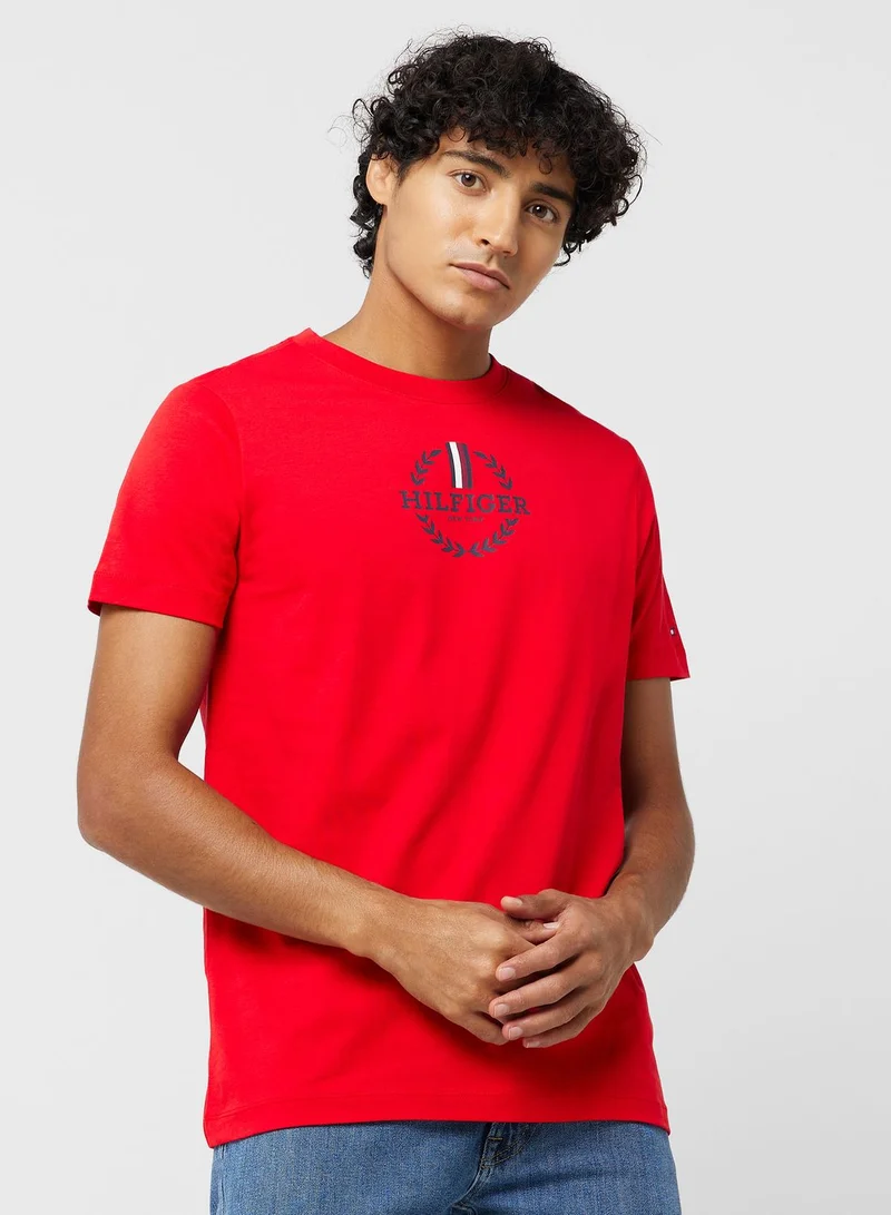 TOMMY HILFIGER Logo Crew Neck T-Shirt